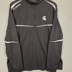 Columbia Michigan State Omni-Wick Shotgun 2.0 Quarter-Zip Pullover (O389)